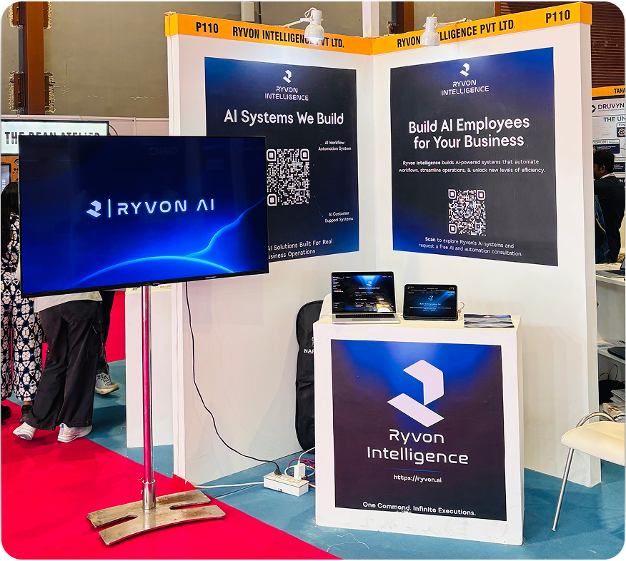 Ryvon AI Booth at Event